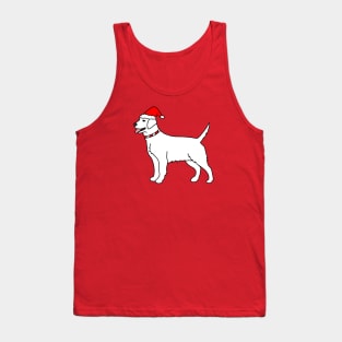 White Christmas Dog Tank Top